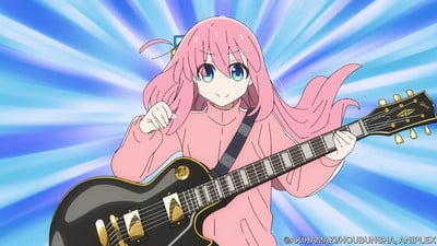anime girl / rock