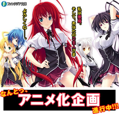 High School DxD Light Novels Have Anime in the Works - News - Anime News  Network