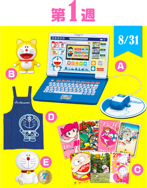 Doraemon Birthday Prize Giveaway Offers Educational Toy Computer - Interest  - Anime News Network
