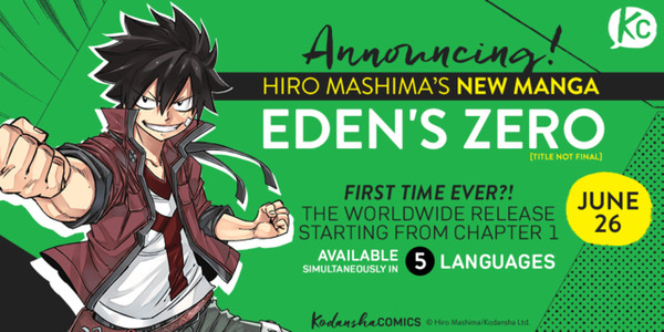 Hiro Mashima's Edens Zero Manga Gets TV Anime - News - Anime News Network