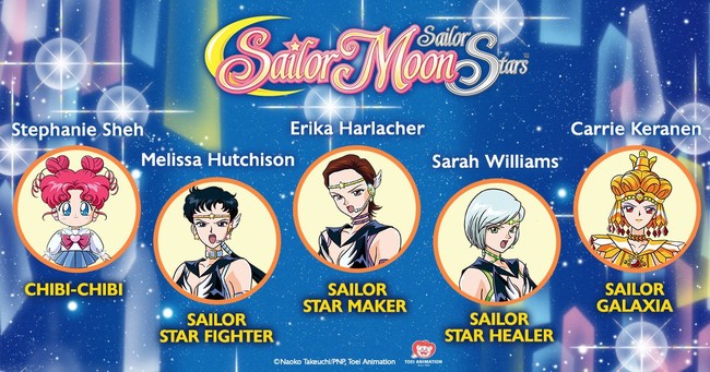 Viz Unveils Sailor Moon Stars Dub Cast - News - Anime News Network