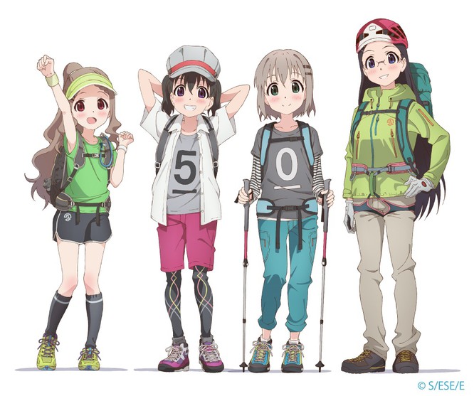 Encouragement of Climb Encourages Fans to Climb with Custom Hiking Outfits  - Interest - Anime News Network