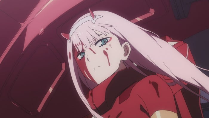 Classic Anime darling in the franxx characters Zero Two High