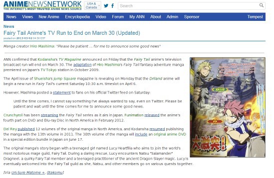 Top News Articles of 2013 - Anime News Network