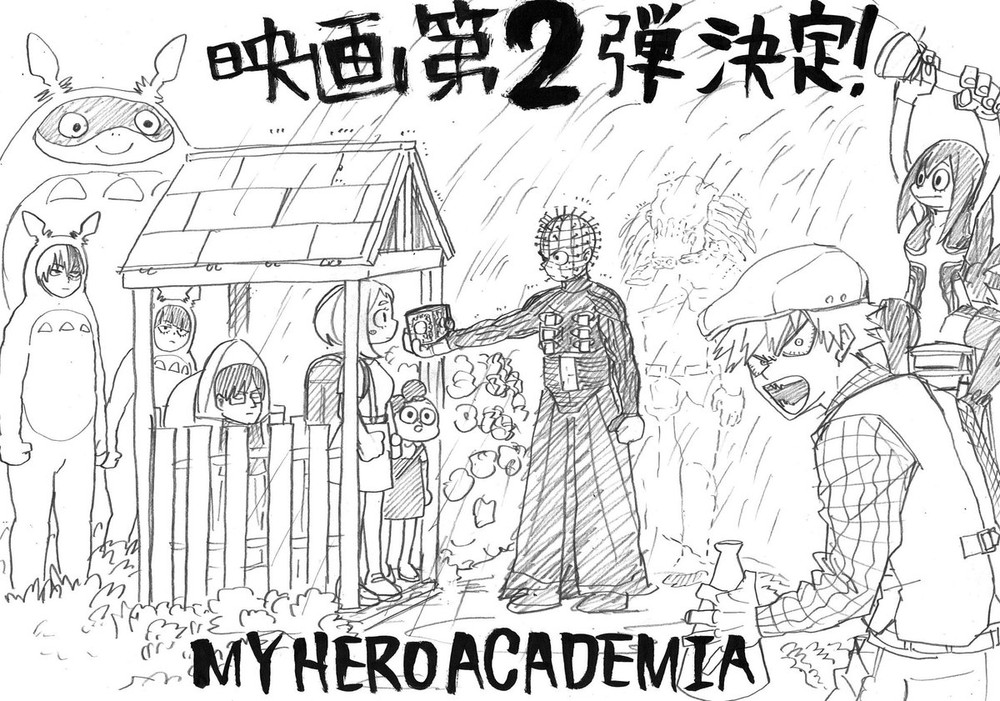 My Hero Academia Creator Kōhei Horikoshi Celebrates 2nd Film