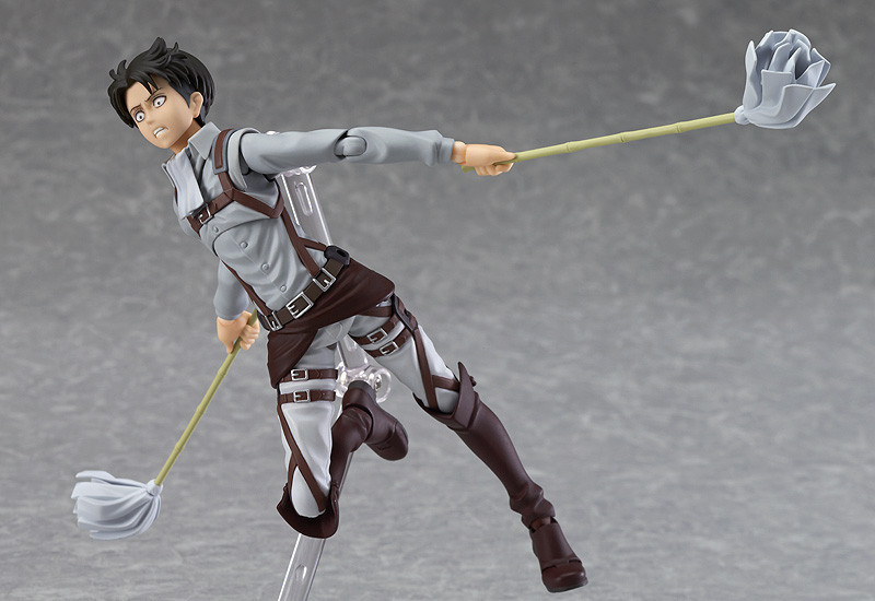 Attack on Titan's Levi Fights Dust In Figma Form - Interest - Anime News  Network