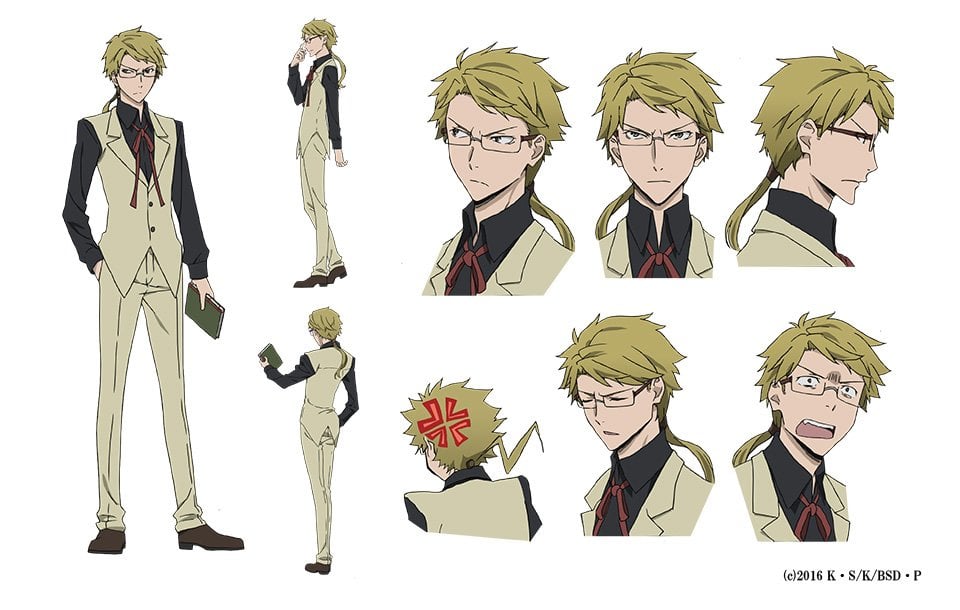 Bungō Stray Dogs Anime S Character Design Sheets Unveiled News Anime News Network