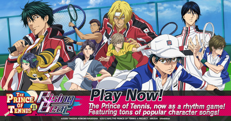 Prince of Tennis II: RisingBeat Rhythm Smartphone Game Gets English Release  - News - Anime News Network