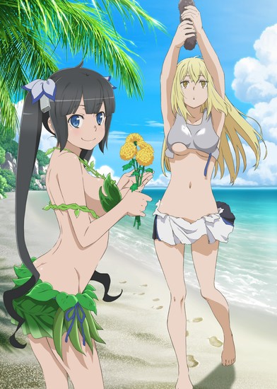 Is It Wrong To Try To Pick Up Girls In A Dungeon Ii Ova Teases Hestia In Swimsuit In Video News Anime News Network