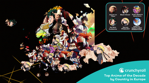 Crunchyroll Reveals Most Watched Anime of the Decade by Region - Interest -  Anime News Network