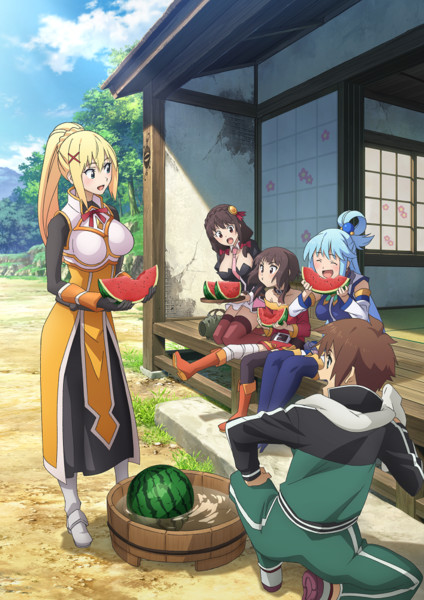 Konosuba Anime Confirms 3rd Season, Anime Adaptation of Konosuba