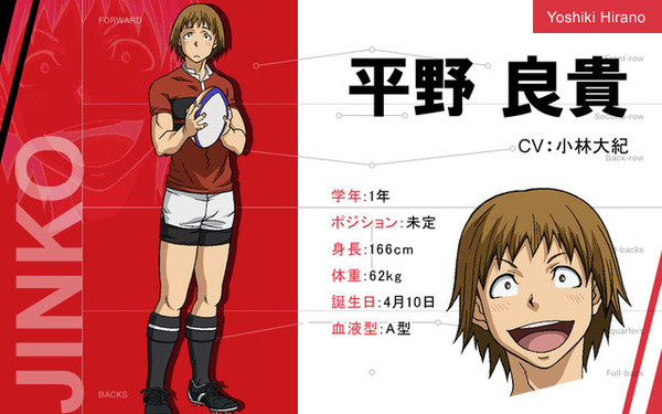 number24 Rugby Anime Adds 5 Cast Members - News - Anime News Network