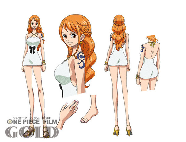 One Piece Film Gold All character designs