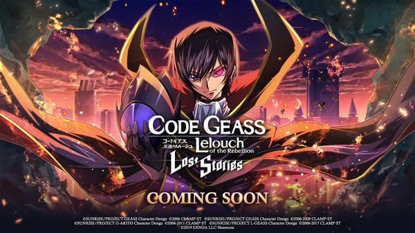 Code Geass: Lost Stories, the tower defence RPG based on the anime “Code  Geass: Lelouch of the Rebellion”, is now open for pre-registration -  Advertorial - Anime News Network