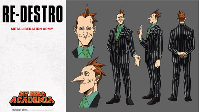My Hero Academia Anime Season 5's English Dub Casts Sonny Strait as  Re-Destro - News - Anime News Network