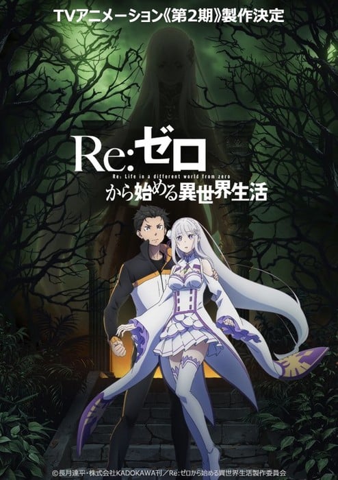 Rezeros2 visual - re:zero ve cells at work! 2. Sezon onaylandı - figurex anime haber