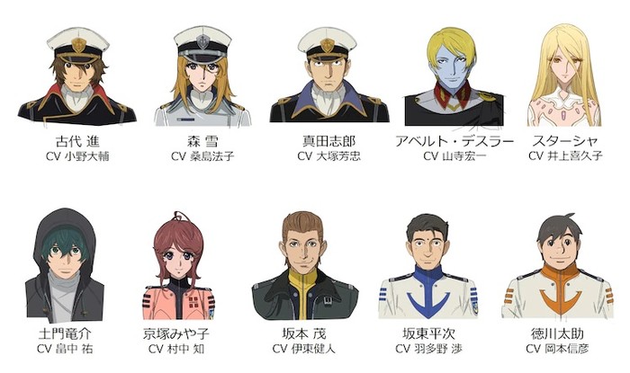 space battleship yamato 2199 characters